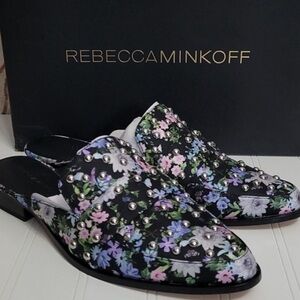 Rebecca Minkoff Milenia Studded Loafer Mules​​​​